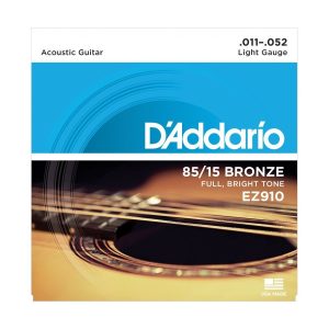 Corzi chitară acustică D'Addario EZ910 bronze .011