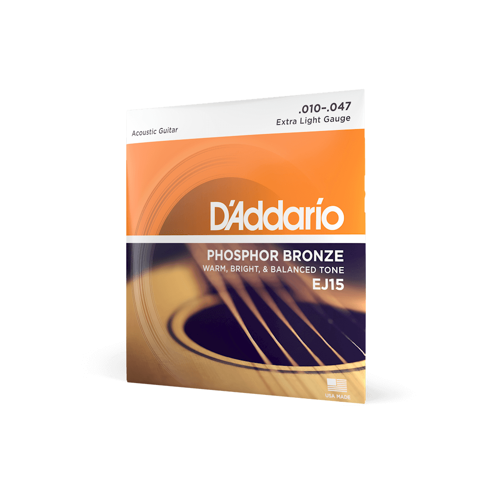 Corzi chitară acustică DAddario EJ15 Phosphor .010