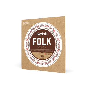 Corzi chitara clasica D'Addario EJ32C Folk ball