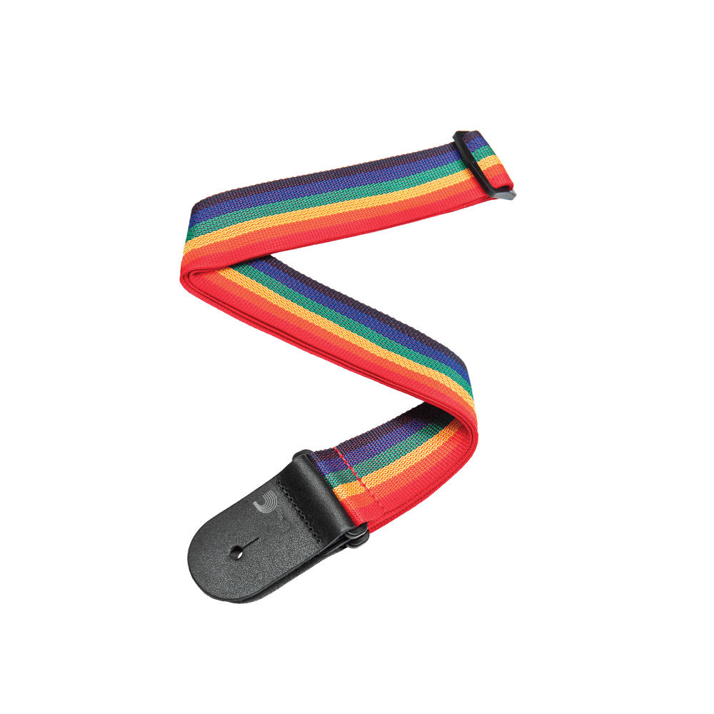 Curea chitara D'Addario curcubeu